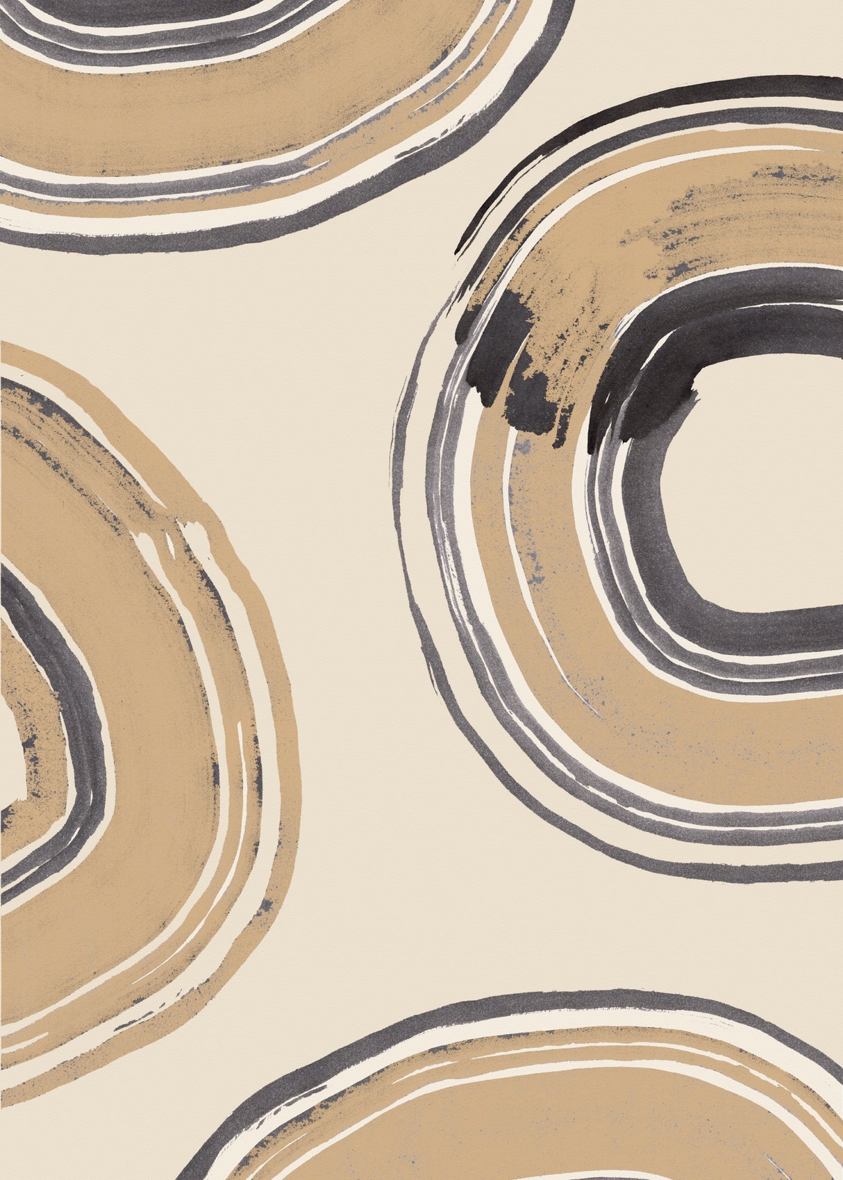 Abstract Circles Poster och Canvastavla