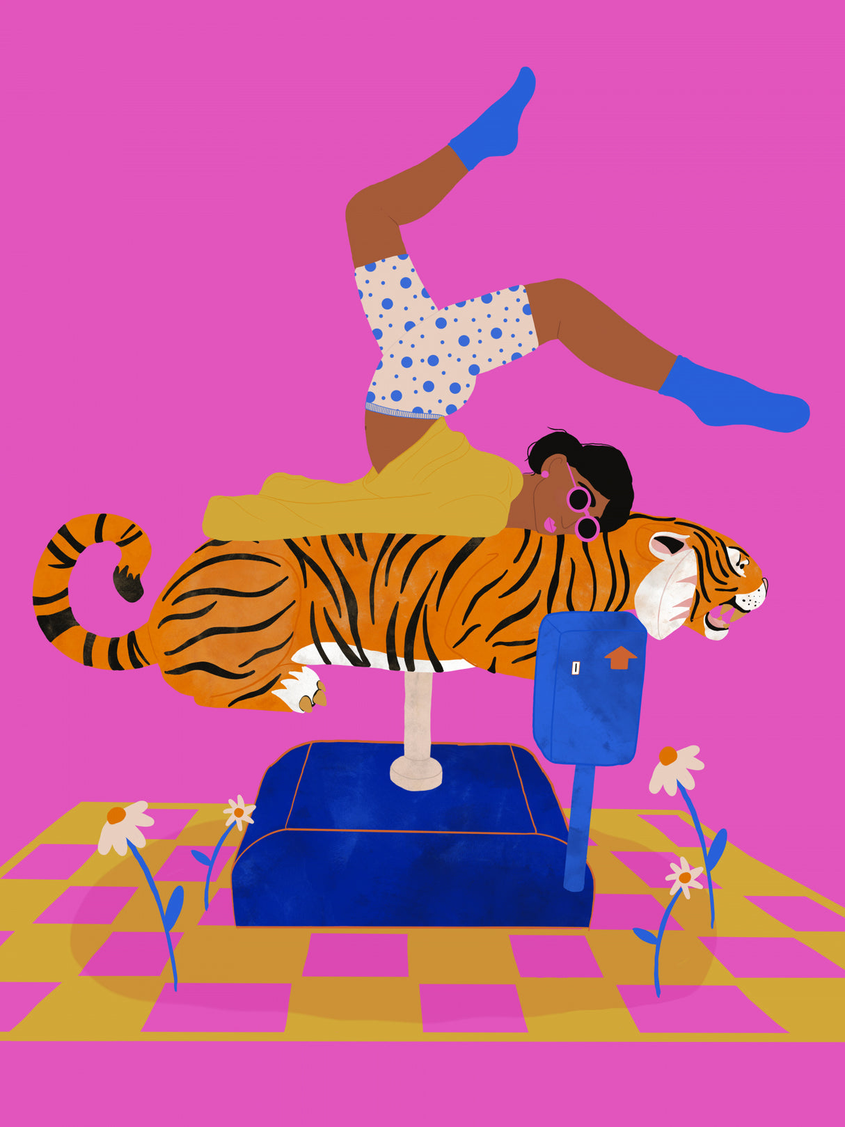 Put a tiger in your heart Poster och Canvastavla