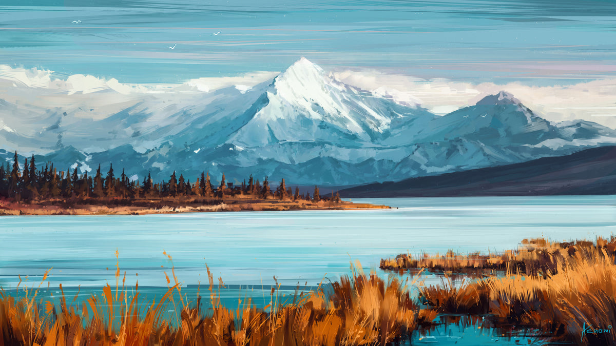 Landscape 7к.png Poster och Canvastavla