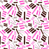 Marks Geometric Abstract 2 pink Brown Poster och Canvastavla