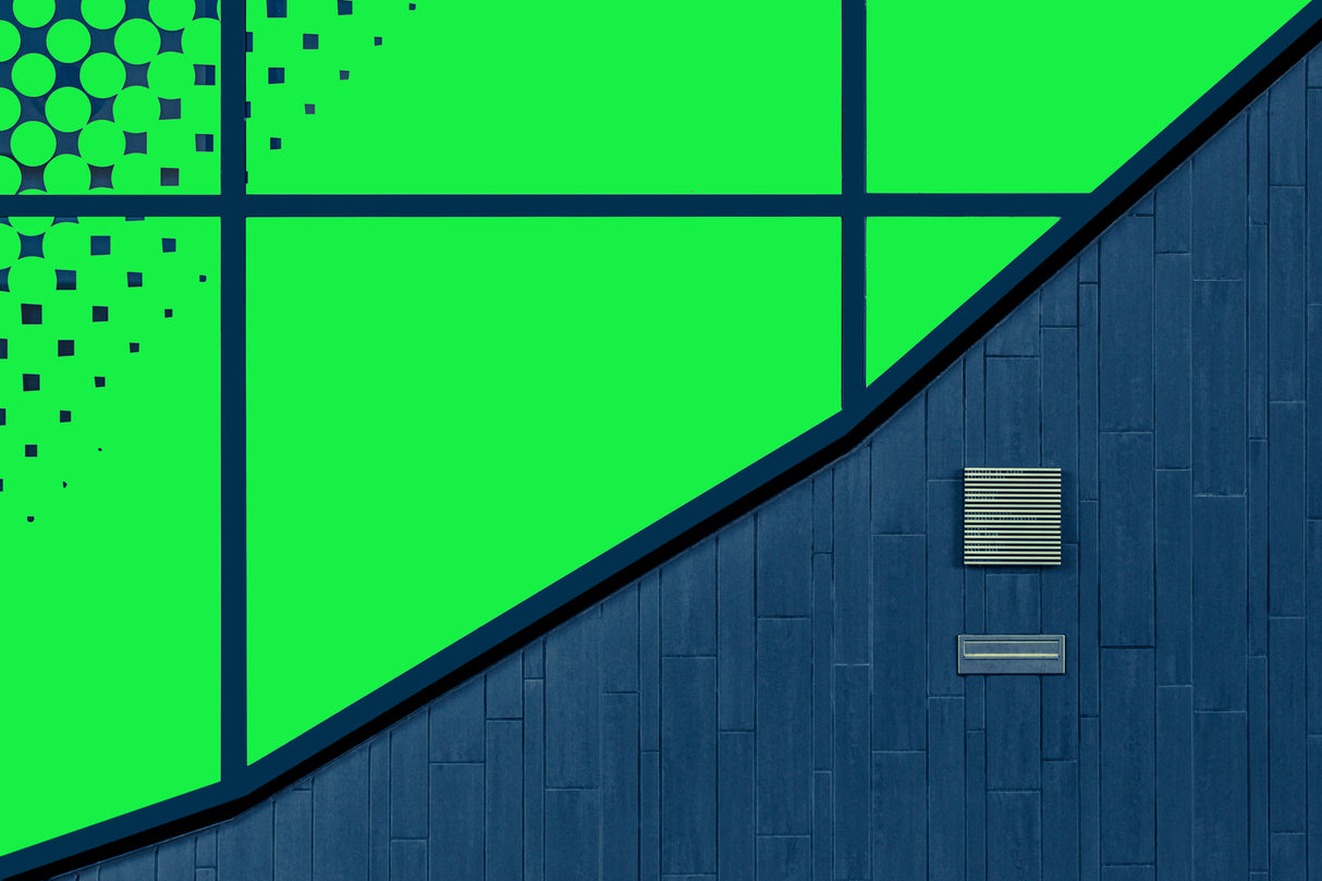 Window in Green....... Poster och Canvastavla