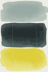 Watercolor Shapes Series #3 Poster och Canvastavla