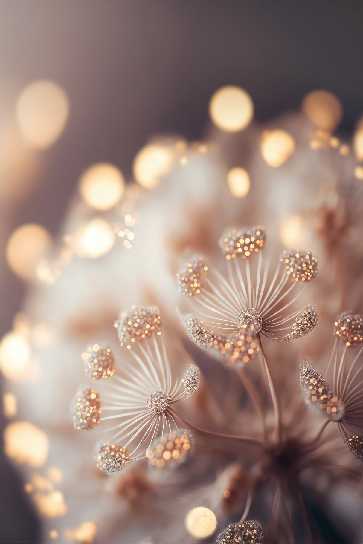 Sparkling Flowers Poster och Canvastavla