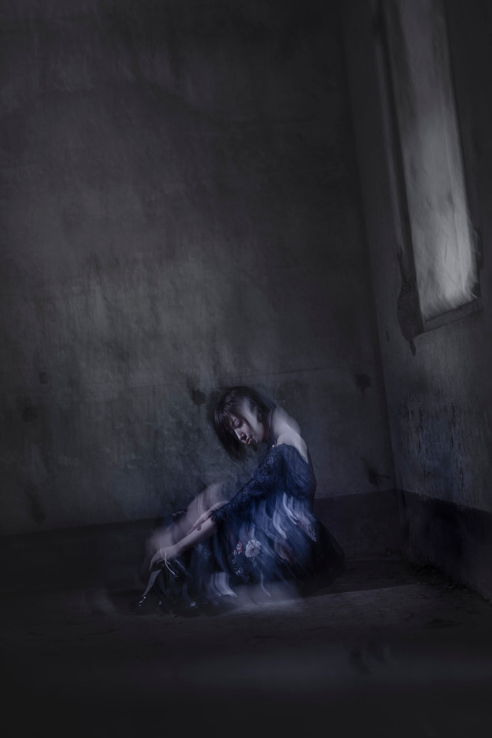 I am afraid of the dark… Poster och Canvastavla