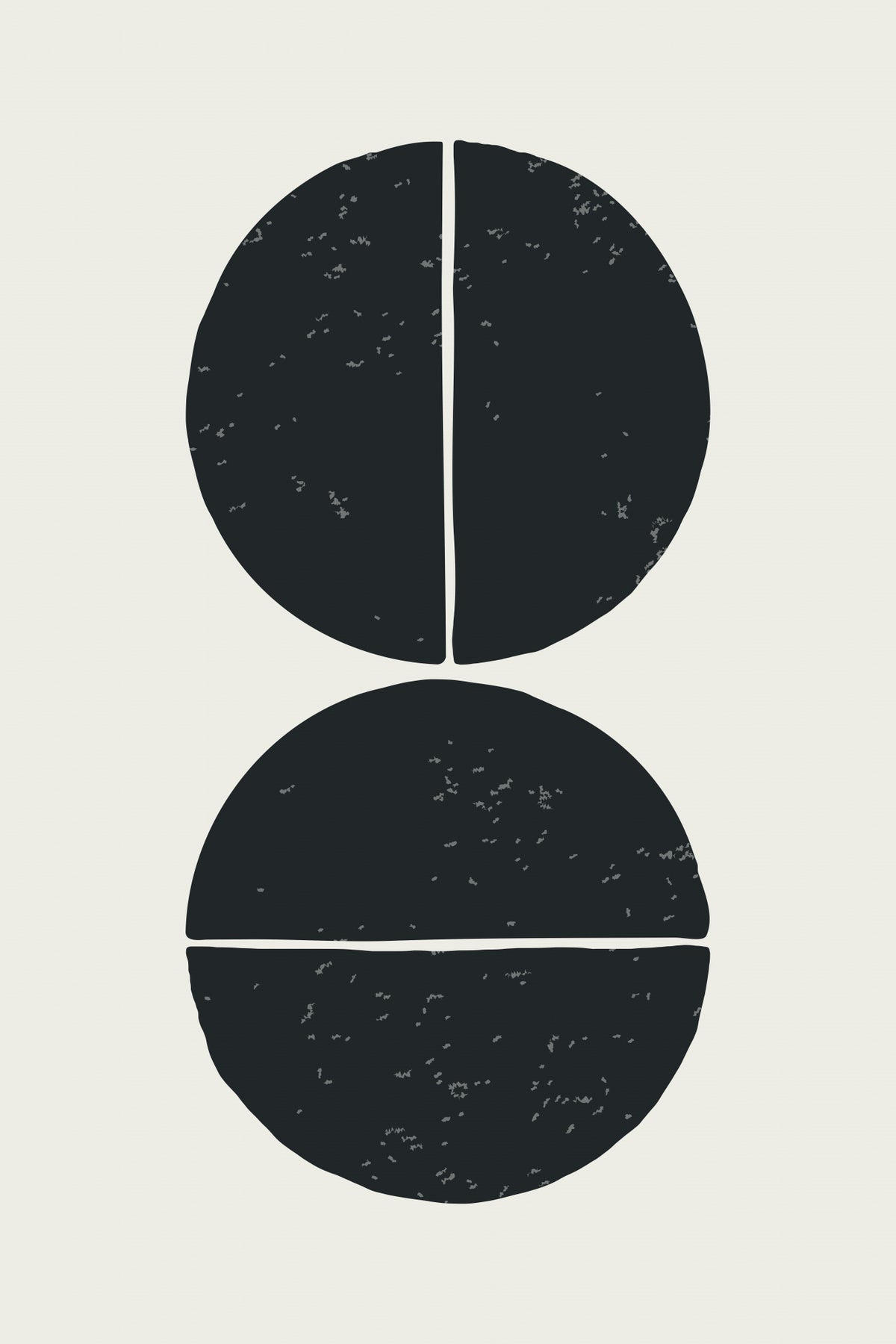 Minimal Circles #2 Poster och Canvastavla