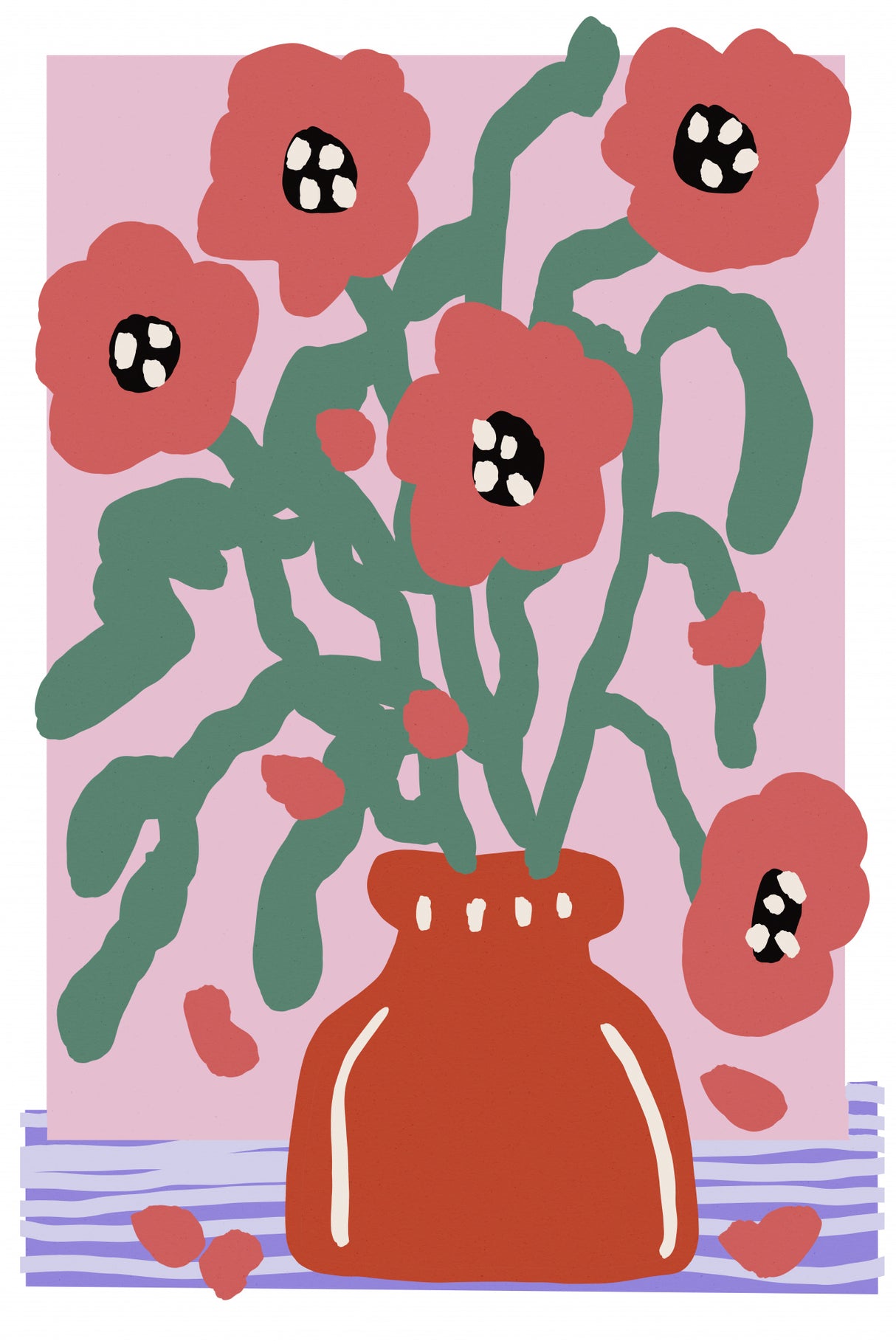 Flower Impression Poster och Canvastavla