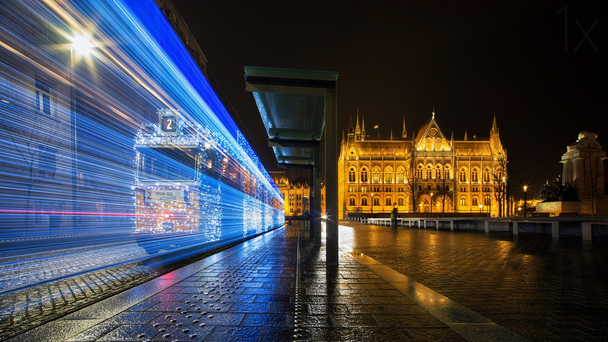 Next stop - Budapest Parliament Poster och Canvastavla