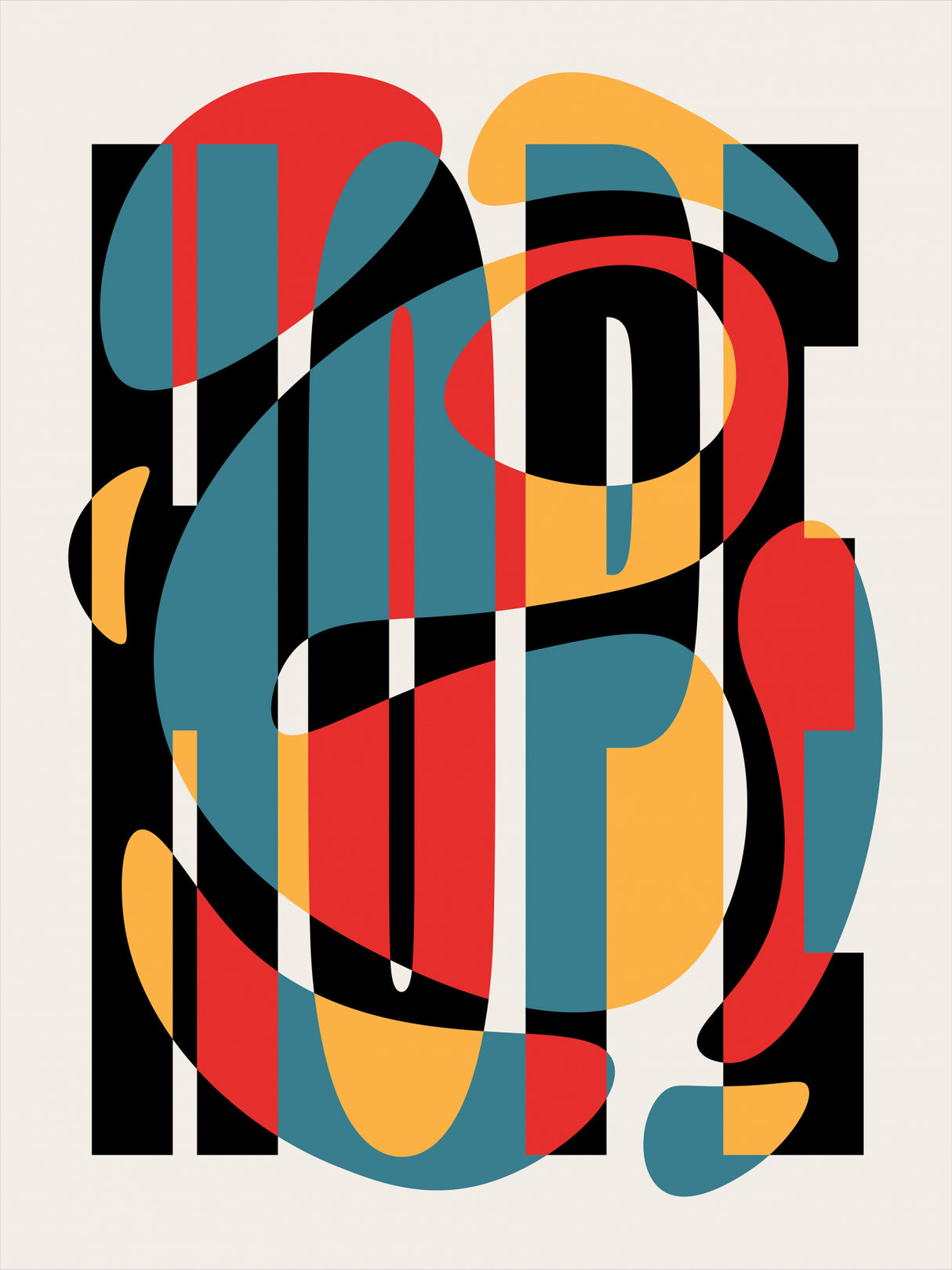 Hope Abstract Design Poster och Canvastavla