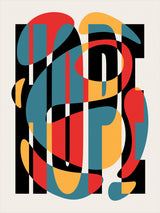 Hope Abstract Design Poster och Canvastavla