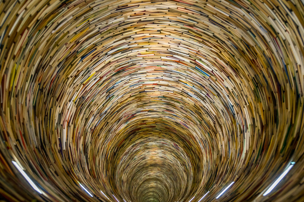 Tunnel of books Poster och Canvastavla