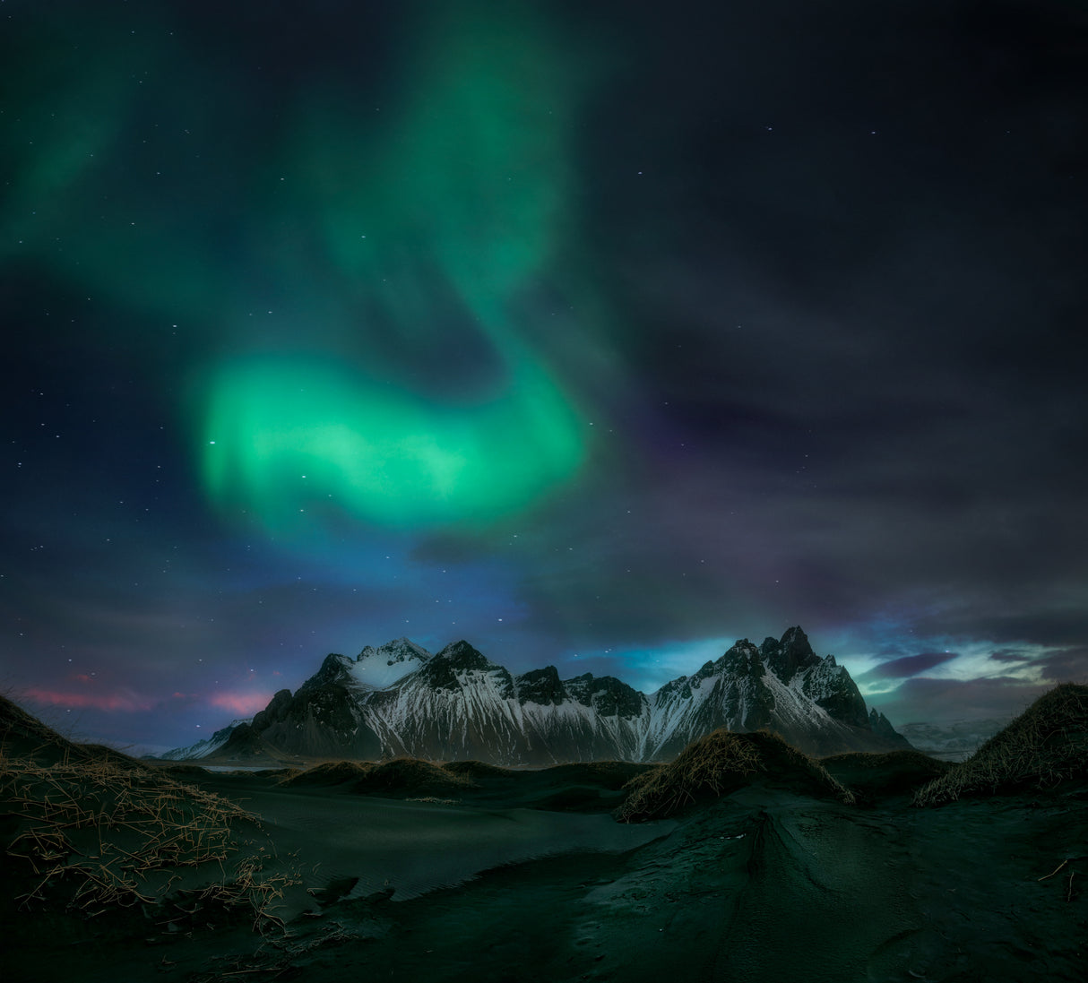 Icelandic Lights Poster och Canvastavla