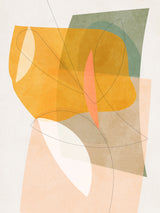 Nature Friendly Terracotta 5 Aquarell Kopie Poster och Canvastavla