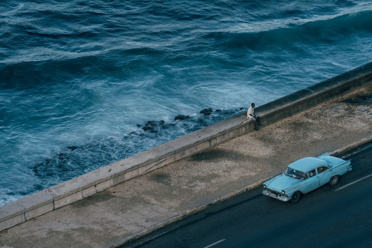 Malecon Beach Poster och Canvastavla