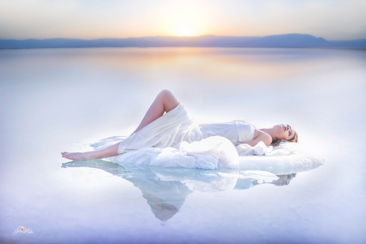Art photography in the Dead Sea Poster och Canvastavla