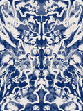 Groovy Ultramarine Abstract Poster och Canvastavla