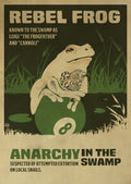 prisoner frog funny poster Poster och Canvastavla