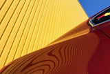 the colours of Belgium under a blue sky Poster och Canvastavla