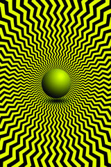 Optical Illusion Poster och Canvastavla