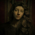 Girl with Green Eyes Poster och Canvastavla