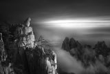 Huangshan Sunrise Poster och Canvastavla