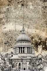 London St Pauls (City Breaks) Poster och Canvastavla