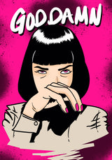 GODDAMN! Poster och Canvastavla