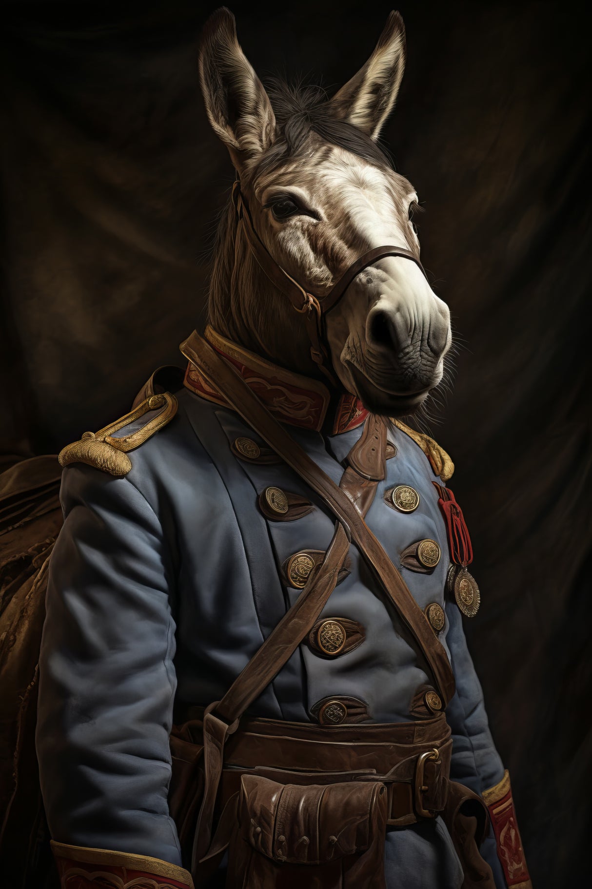 Donkey In Costume 2 Poster och Canvastavla