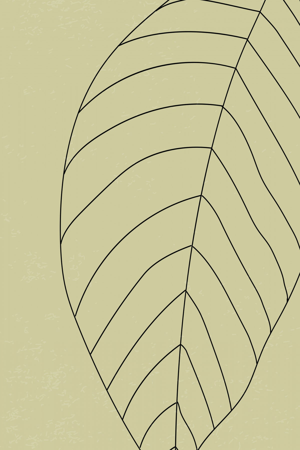 Minimal Leaves #4 Poster och Canvastavla