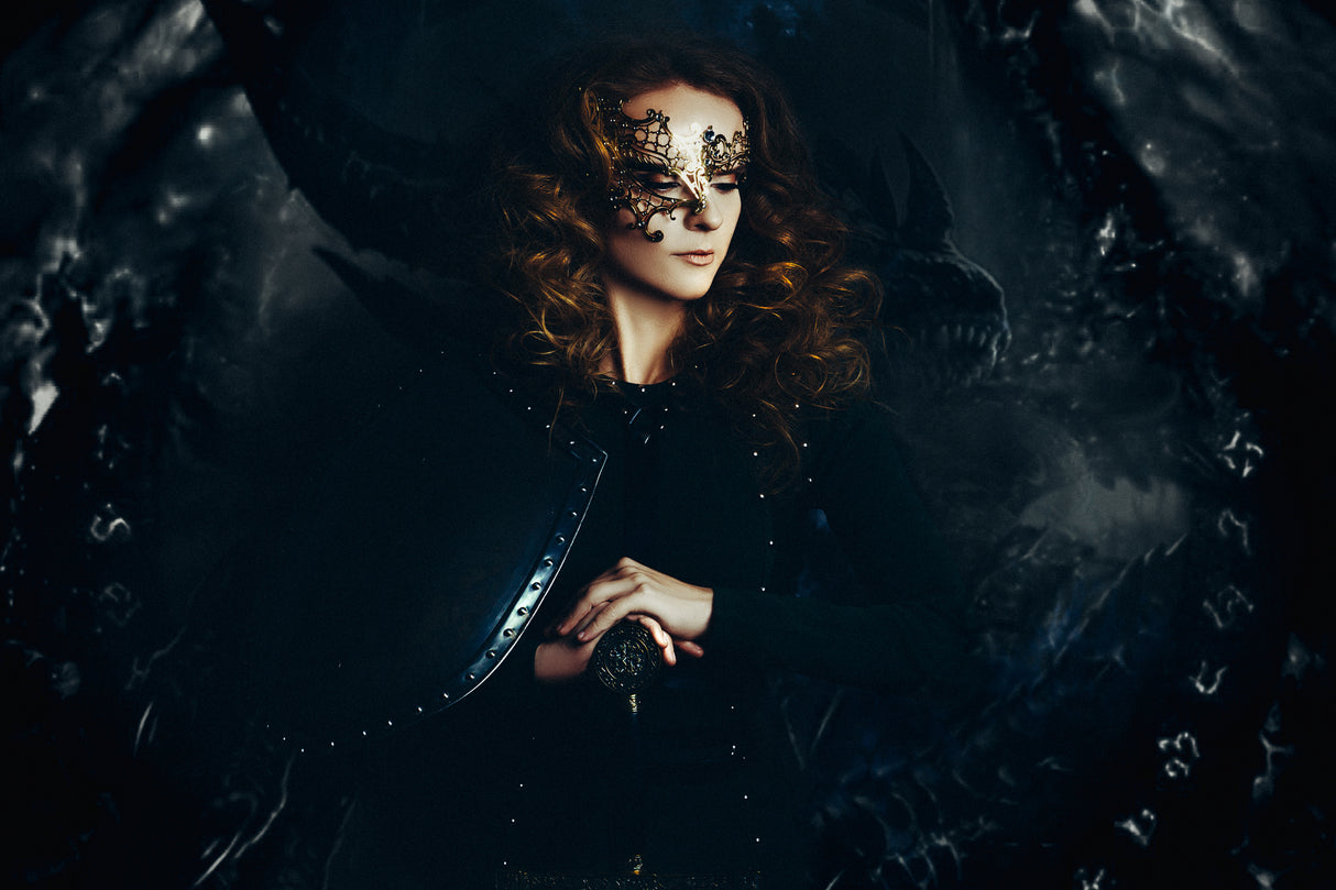 Out there may be Monsters But in You there is a Dragon Poster och Canvastavla