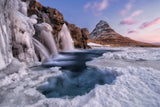 Kirkjufell Foss Poster och Canvastavla