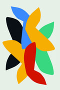 Abstract Birds Poster och Canvastavla