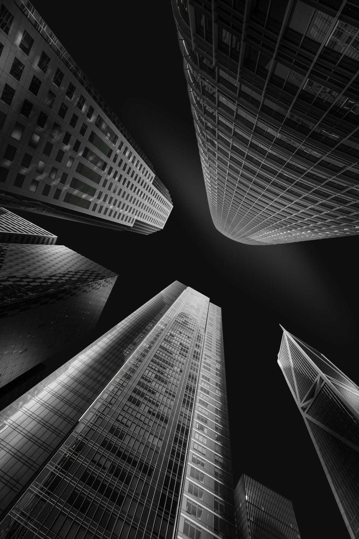 City Skyscrapers Poster och Canvastavla