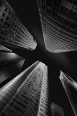 City Skyscrapers Poster och Canvastavla