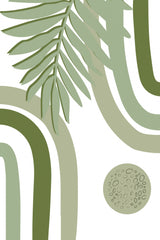 Green Boho Poster och Canvastavla