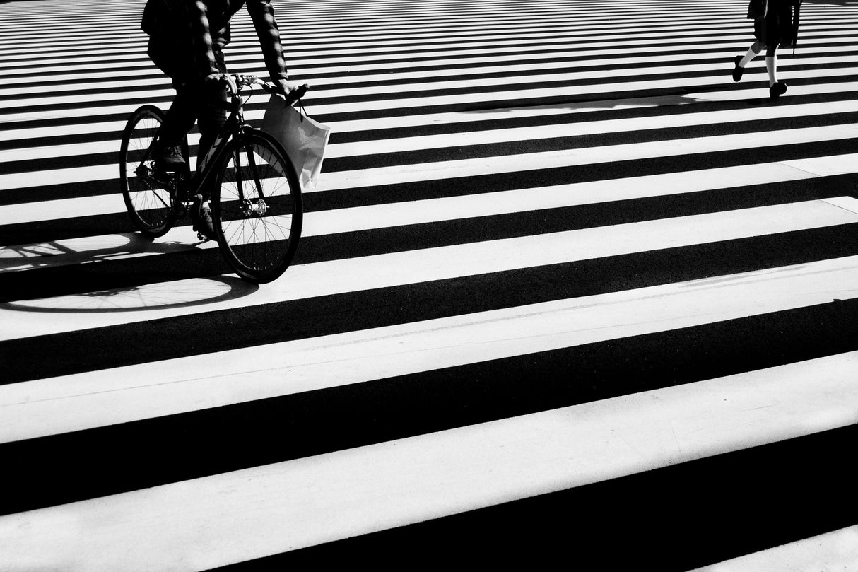 bicycle and girl Poster och Canvastavla