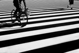 bicycle and girl Poster och Canvastavla