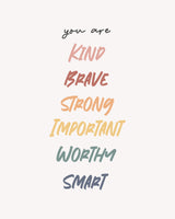 Affirmation Poster och Canvastavla