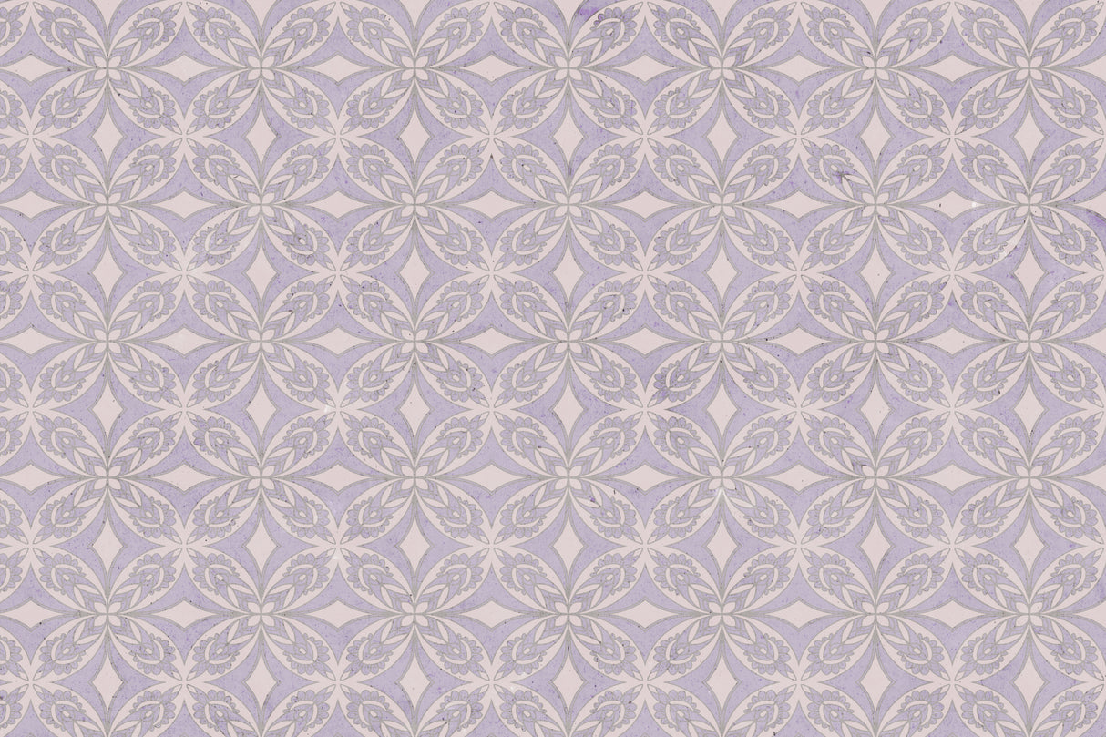 Purple Tiles Pattern Poster och Canvastavla