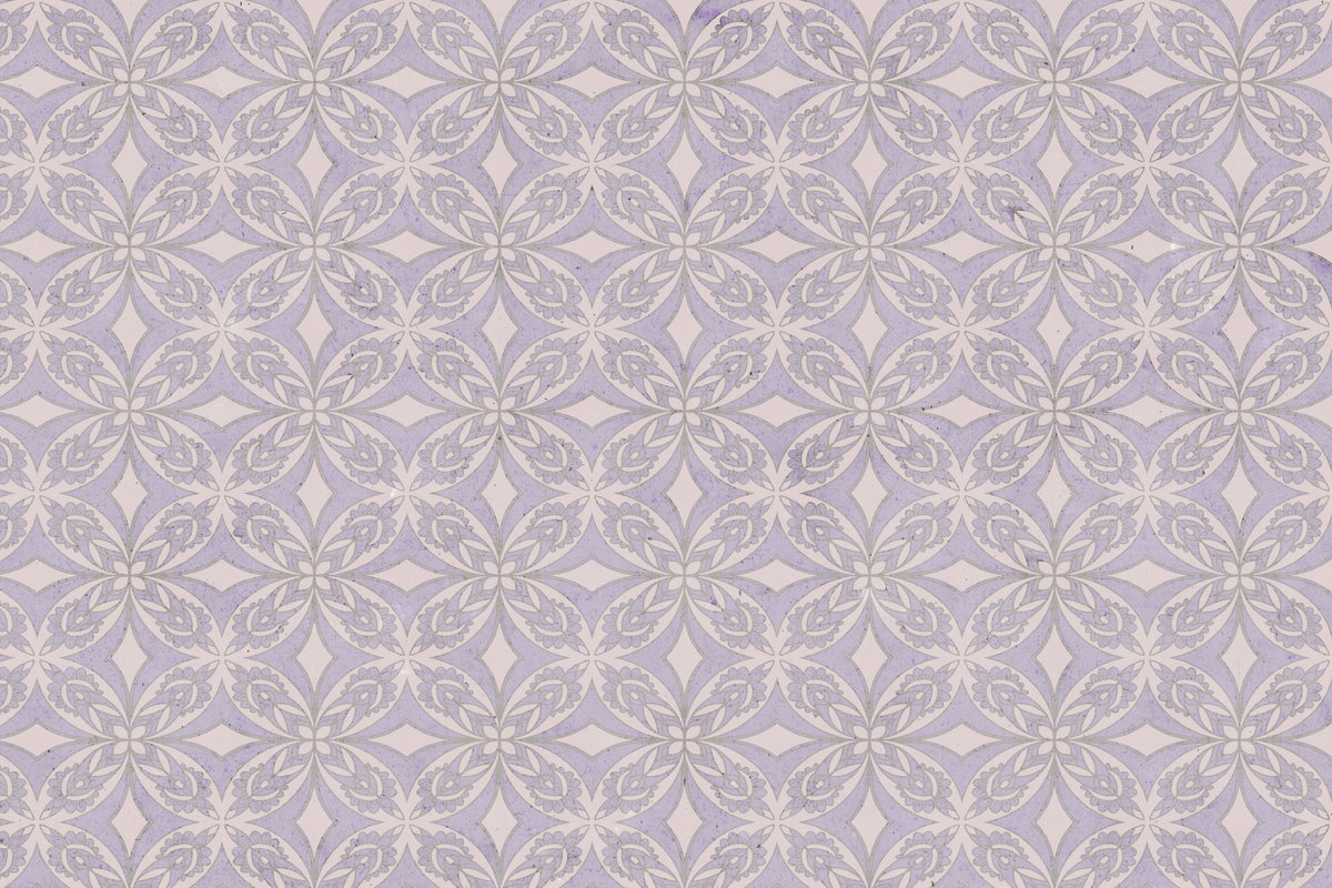 Purple Tiles Pattern Poster och Canvastavla