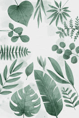 Greenery Leaves 2 Poster och Canvastavla