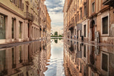 Flash Flood in Trieste Poster och Canvastavla