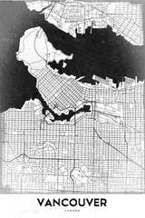 Vancouver Poster och Canvastavla