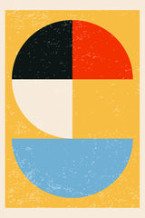 Minimal Abstract Shapes Series #30 Poster och Canvastavla