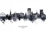 Blackburn England Skyline Poster och Canvastavla