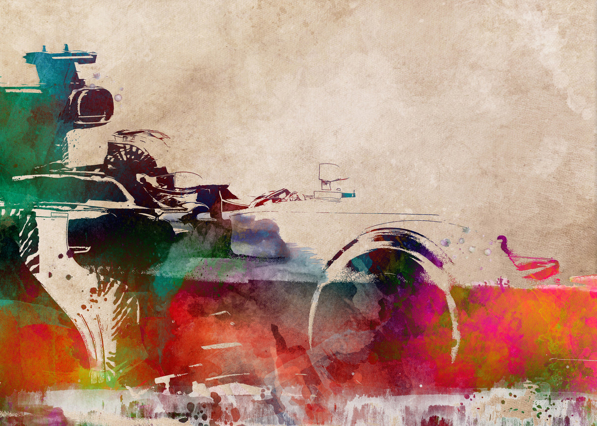 Formula 1 sport art Poster och Canvastavla