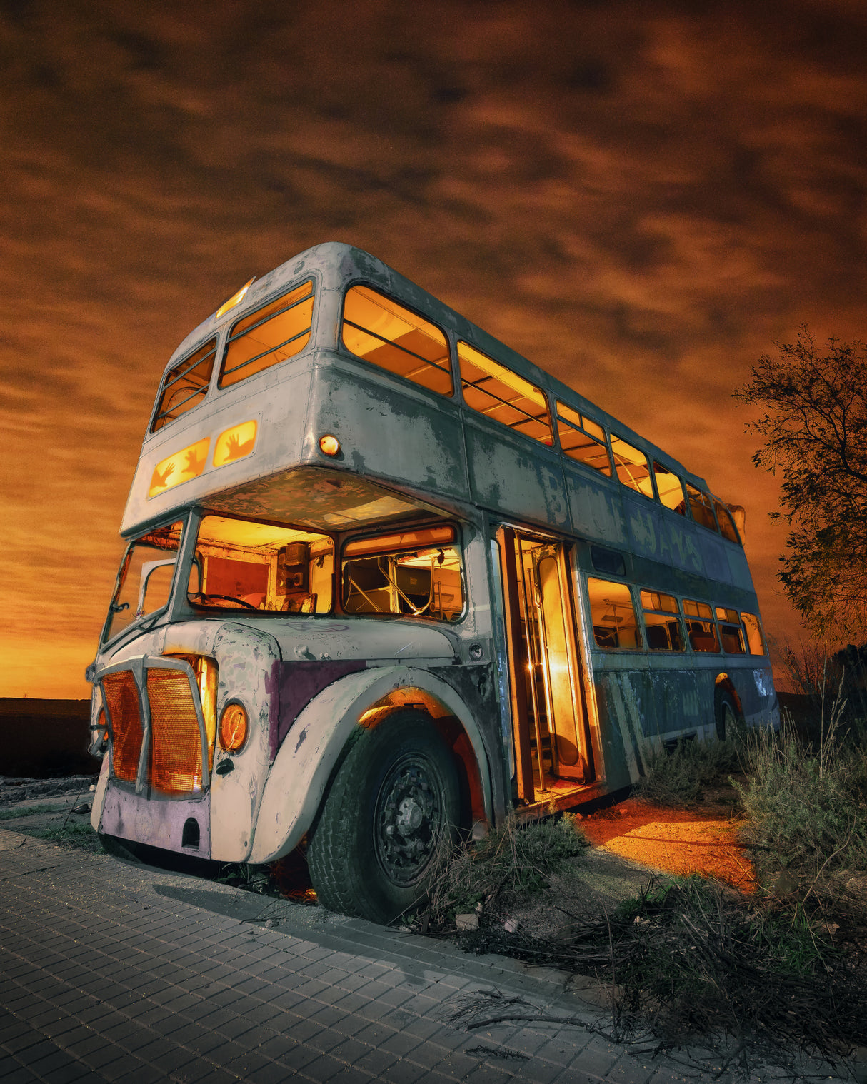 Bus to hell Poster och Canvastavla