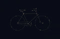 Bike Constellation Poster och Canvastavla