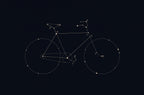 Bike Constellation Poster och Canvastavla