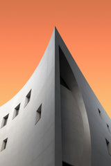 YELLOW SKY-BUILDING Poster och Canvastavla