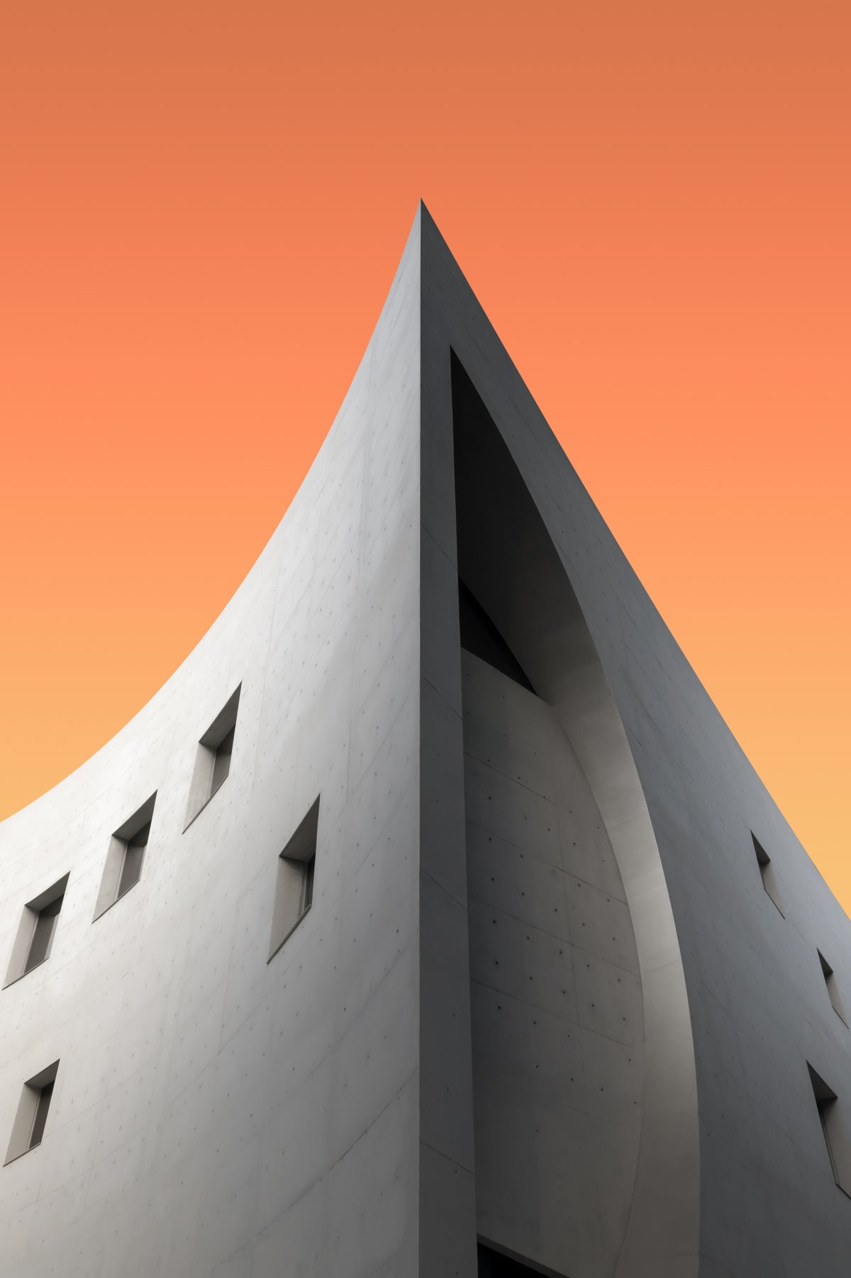 YELLOW SKY-BUILDING Poster och Canvastavla